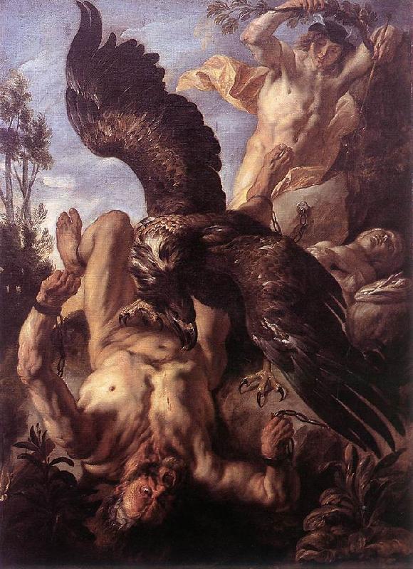 JORDAENS, Jacob Prometheus Bound oil painting image